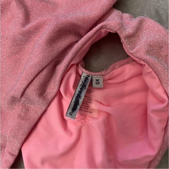 For Love and Lemons - Pink One-Piece Swimsuit - Picture 4 of 5